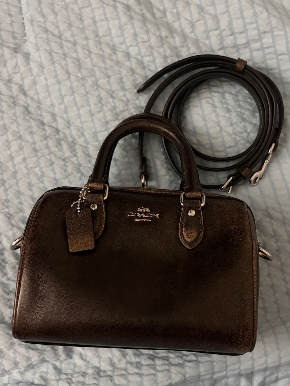 Coach Mini Rowan Loved Leather